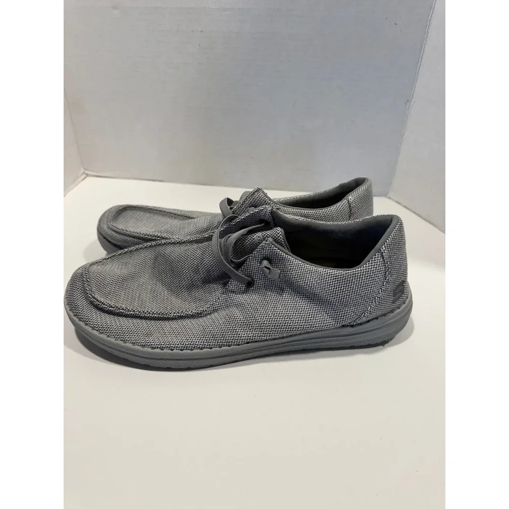 Skechers Relaxed Fit‎ Air-Cooled Memory Foam Loafer 12 Grey Excellent